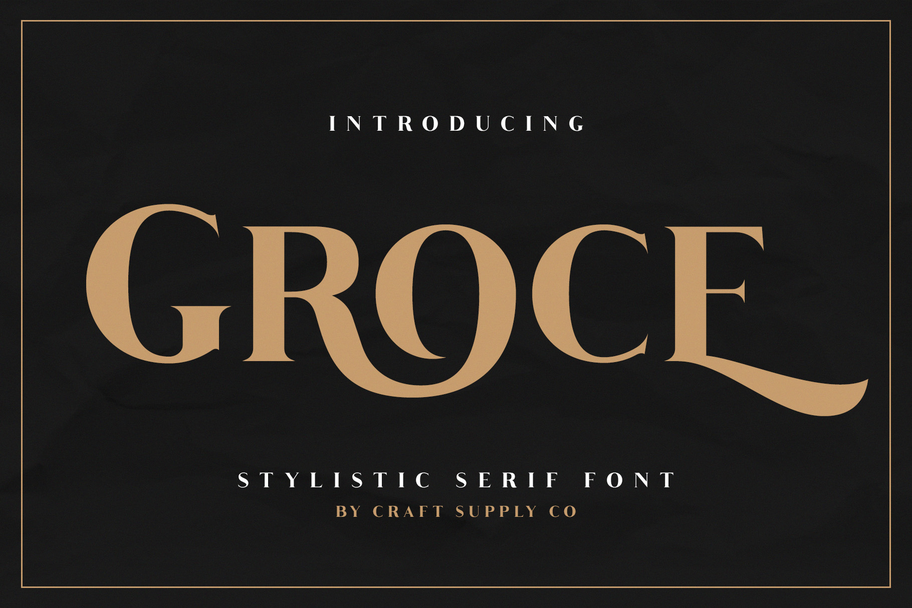 Groce Font preview